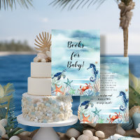 Summer Beach Sea Life Octopus Blue Books para bebê