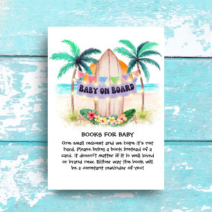 Cartão De Informações Surf e mar   Beach Baby On Conselho Books Para Beb