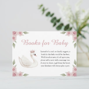 Cartão De Informações Swan Books para Bebê