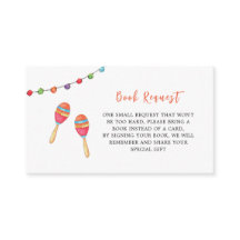 Taco Bout a Baby, Chá de fraldas Book Request