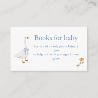 Cartão De Informações Tarjeta De Recepción baby gosling books for baby
