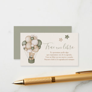 Cartão De Informações Tarjeta De Recepción Libros para el bebé