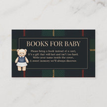 Teddy Bear Polo Clássico Chá de Bebê Xadrez Préppy