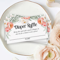 Texto do Script de Fralda Floral Raffle de Pêssego