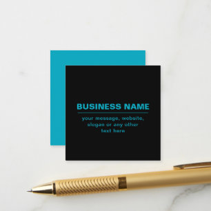 Cartão De Informações Texto Personalizável para Negócios Etc. Preto Edit