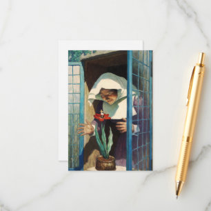 Cartão De Informações Thumbelina por Newell Convers Wyeth