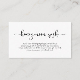 Cartão De Informações Típico preto moderno, desejo de Hollywood