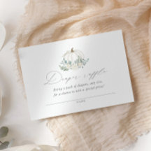 Tíquete de Fralda de Abóbora Floral