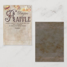 Tíquete de Fralda de ortografia mágica Raffle