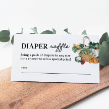 Tíquetes de Fralda de Chá de fraldas criados local