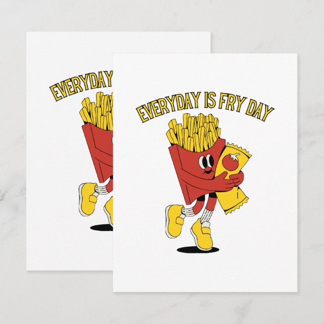 Cartão De Informações Todos Os Dias São Fragmentos (Frente/Verso)