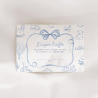 Toile de Jouy Blue Arco Chinoiserie Fralda Raffle