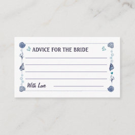 Cartão De Informações Tudo o que Eu Vejo é Amor Chá de Noiva Aquarela Co