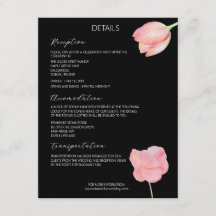 Tulipa Rosa Elegante - casamento moderno minimalis