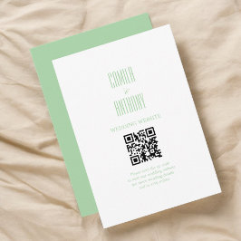 Cartão De Informações Turquoise Wedding