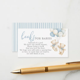 Cartão De Informações Twins Books for Babies Request Card