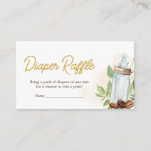 Um Bebê está criando Fralda de café Raffle