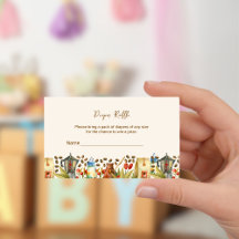 Um Bilhete de Rifa de Fralda de Café Está Sendo Pr