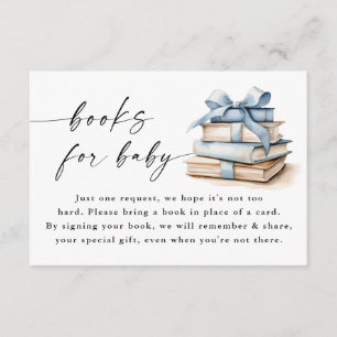 Cartão De Informações Um Novo Capítulo Começa Chuvinha de Bebê Livros Pa