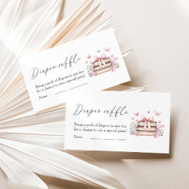 Cartão De Informações Um novo capítulo Fralda Raffle