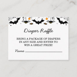 Cartão De Informações Um Pequeno Boo Está Quase Para O Chá de fraldas De