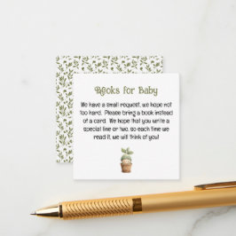 Cartão De Informações Um pequeno broche no Way Books for Baby Card