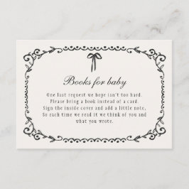 Cartão De Informações Um pequeno livro Black Arco Halloween Livros para 