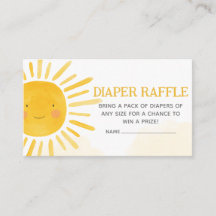 Um pequeno raio de luz do sol Fralda Raffle