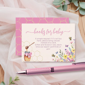 Cartão De Informações Um Pouco De Mel No Caminho Dos Livros De Abelhas R