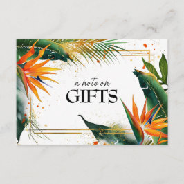 Cartão De Informações Uma nota sobre as Aves do Paraíso