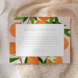 Cartão De Informações Uma Pequena Cutie Livros Rosa Citrinos Modernos