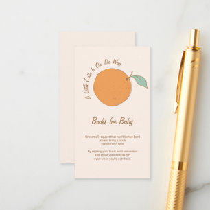 Cartão De Informações Uma pequena utilidade no caminho dos livros para a