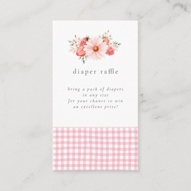 Cartão De Informações Uma Placa de receptáculo de Chá de fraldas de bebê (Frente)