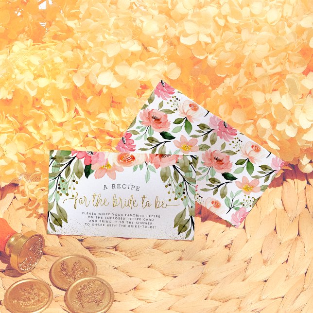 Cartão De Informações Uma Receita Para A Noiva Ser (Criador carregado)