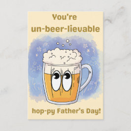 Cartão De Informações un-cervejable - Limited Dia de os pais Edition
