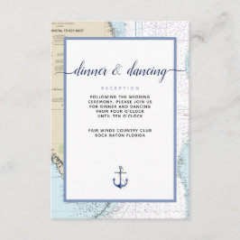 Cartão De Informações Upscale #NMaritime #Florida Event / #Wedding