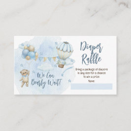 Cartão De Informações Ursinho de Ursinho Rapaz Ursinha Esperar Fralda Ra