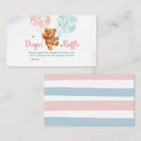 Urso Sexo Revelar Fralda Raffle Balão