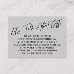 Cartão De Informações Vamos Fala Sobre Dons E Cinza De Luz De Escrita Ma