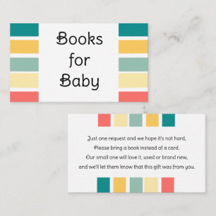 Cartão De Informações Vamos Obter Designs de Arte de Beachy para Bebê
