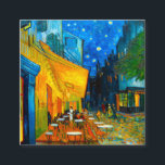 Cartão De Informações Van Gogh Café Terrace à Noite<br><div class="desc">Cartões de escritório com a pintura a óleo de Vincent van Gogh Café Terrace à Noite (1888). Estrelas amarelas pintam o céu azul noturno acima de um café ao ar livre na França. Um presente maravilhoso para fãs do Impressionismo Poste e da arte holandesa.</div>