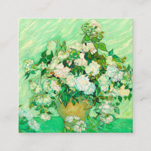 Cartão De Informações Van Gogh White Roses
