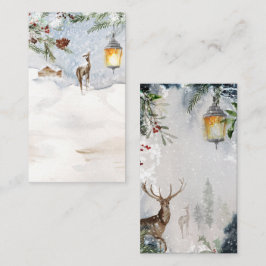 Cartão De Informações Vazio de visualização verde