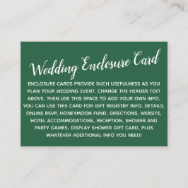 Cartão De Informações Versatile Personalizado Simples Faça Casamento Com