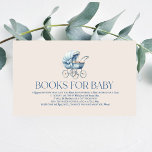 Cartão De Informações Vintage Baby Carruagem Chá de fraldas Livros Para<br><div class="desc">Este é um Blue Vintage Baby Carruagem Books Livros para Cartão de Gabinete para Bebê!</div>
