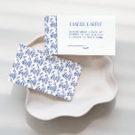Cartão De Informações Vintage Blue Chinoiserie Elegante Fralda Elegante<br><div class="desc">Encoraje seus hóspedes a trazer um pacote de fraldas para seu pequeno a caminho. Design apresenta um padrão elegante de chinoiserie azul,  complementado por uma fonte vintage.</div>