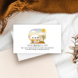 Cartão De Informações Vintage Camper Desert Fralda Raffle<br><div class="desc">Vintage camper desert cactus chá de fraldas raffle sobre fundo branco com poema e texto.</div>