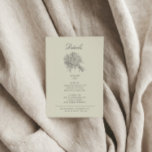 Cartão De Informações Vintage esboçou Florals Detalhes do Casamento<br><div class="desc">Nossa coleção "Vintage Destination Wedding" apresenta florais elegantes de estêncil e ilustrações de construção de vintage em fundos pastel emparelhados com um script clássico e fonte serif para todas as suas informações personalizadas. Procure na nossa loja mais itens desta coleção e entre em contato conosco se tiver algum pedido especial...</div>