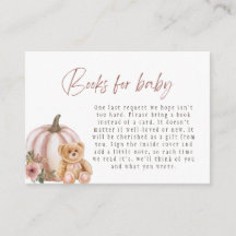 Vintage Floral Pumpkin Teddy Bear Livros Para Bebê