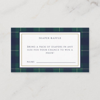 Cartão De Informações Vintage Polo Teddy Bear Diaper Raffle Card